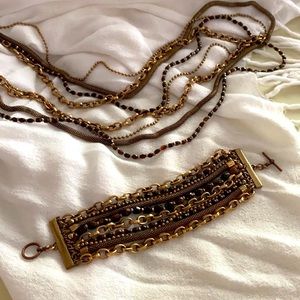 Matching Necklace and Bracelet